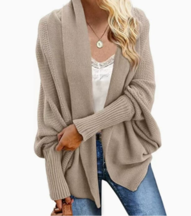 CRIZA™ - SHAWL LAPEL KNITTED CARDIGAN