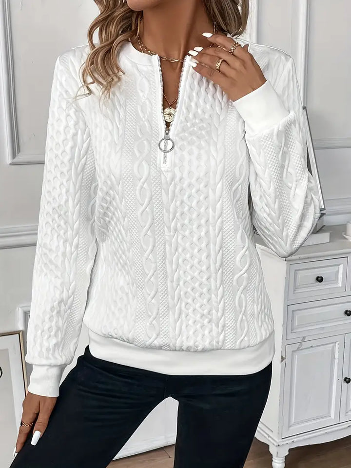 LINA™ - ELEGANT SWEATER WITH ZIPPER