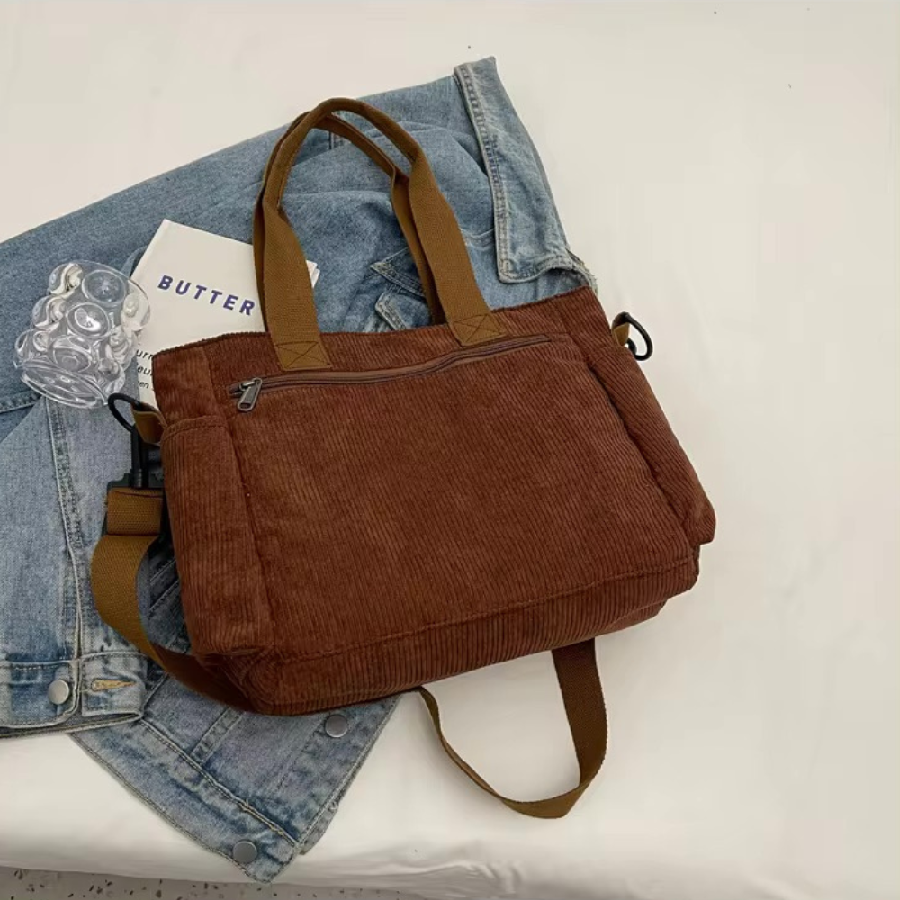 HAILEY™ - CORDUROY SHOULDER BAG