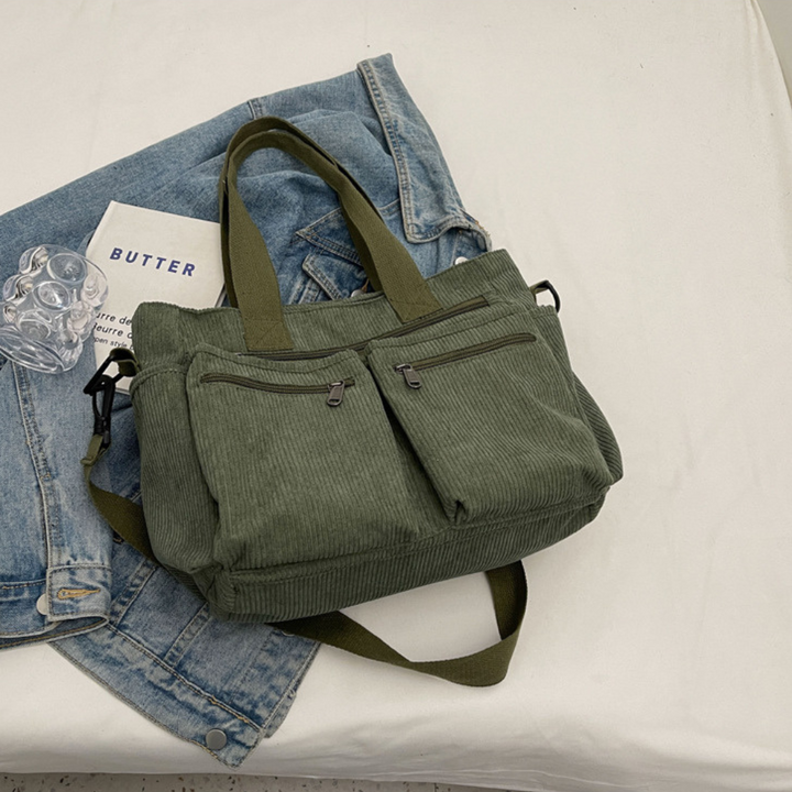 HAILEY™ - CORDUROY SHOULDER BAG