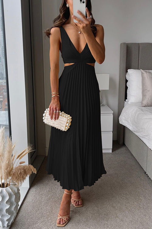 LEXIE™ - STYLISH PLEATED MAXI DRESS