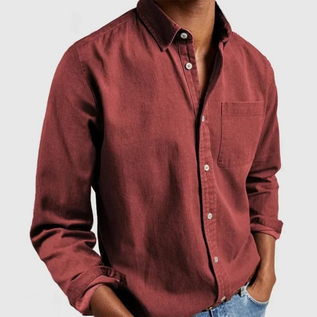 MATEO™ - MEN'S CLASSIC BUTTON UP POLO SHIRT