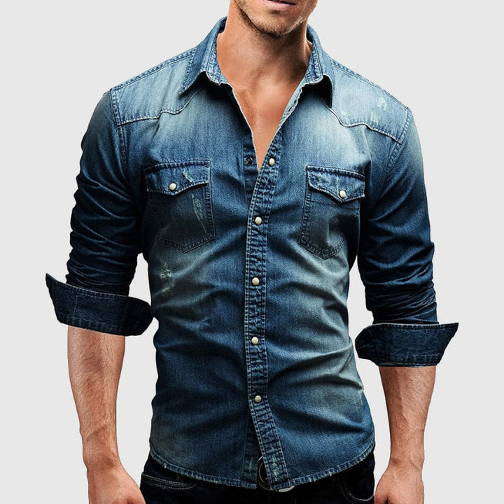 FELIX™ - MEN'S CASUAL DENIM SHIRT