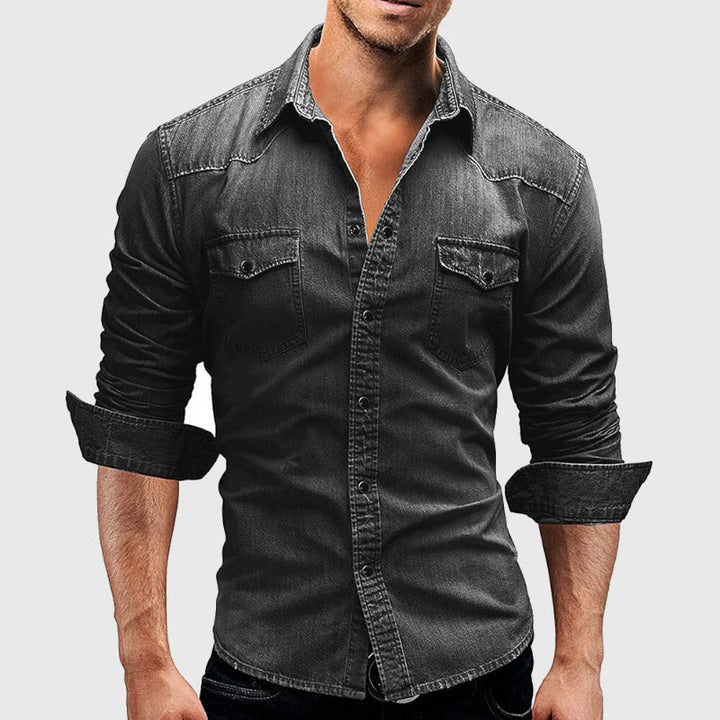 FELIX™ - MEN'S CASUAL DENIM SHIRT