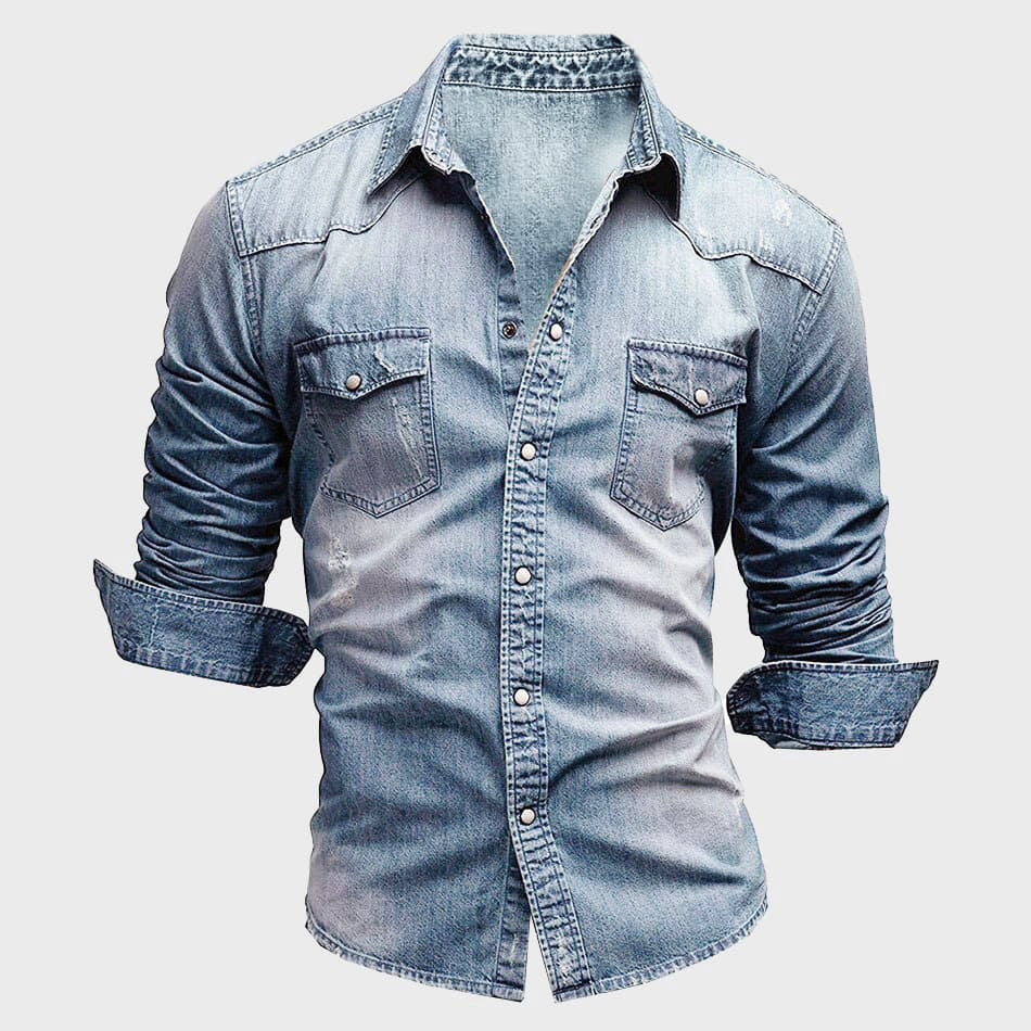 FELIX™ - MEN'S CASUAL DENIM SHIRT