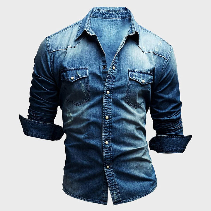 FELIX™ - MEN'S CASUAL DENIM SHIRT