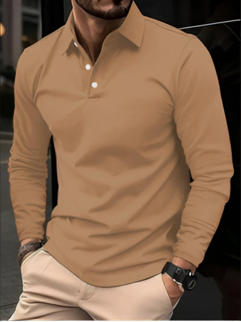 CLINT™ - COMFORTABLE LONG SLEEVE POLO SHIRT