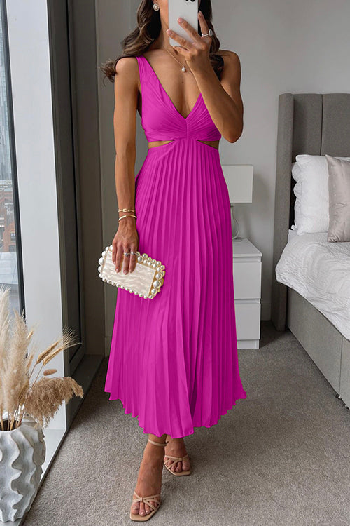 LEXIE™ - STYLISH PLEATED MAXI DRESS