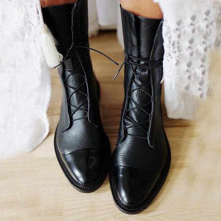 BETTE™ - ELEGANT LEATHER HEELED BOOTS