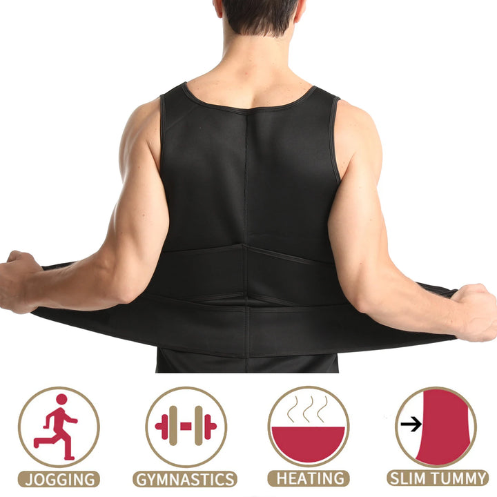 NIRO™ - MEN'S ZIPPERED BODY SHAPER VEST