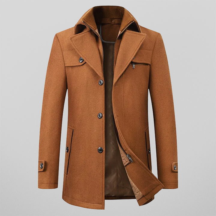 LUKE™ - MEN'S LUXURIOUS WOOL OVERCOAT