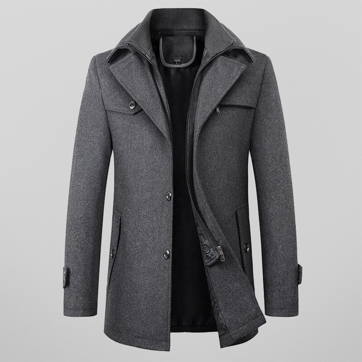 LUKE™ - MEN'S LUXURIOUS WOOL OVERCOAT