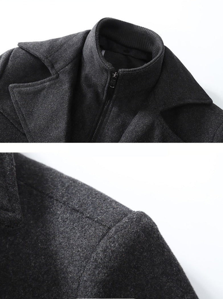 LUKE™ - MEN'S LUXURIOUS WOOL OVERCOAT