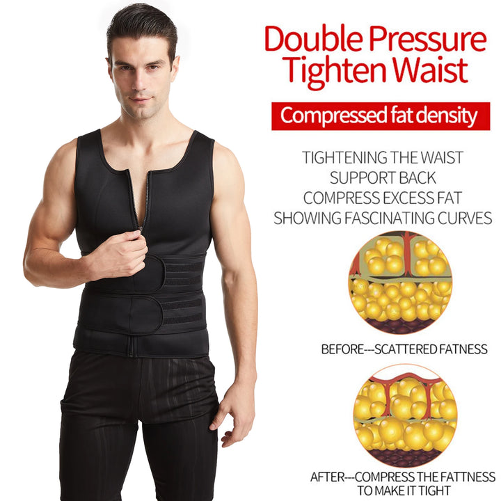 NIRO™ - MEN'S ZIPPERED BODY SHAPER VEST