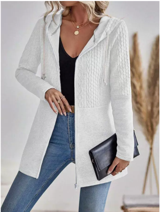 MONIQUE™ - STYLISH CASUAL HOODED CARDIGAN