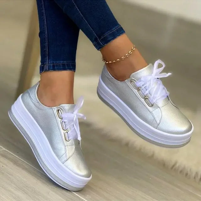 AURORA™ - WOMEN'S LEATHER SNEAKERS