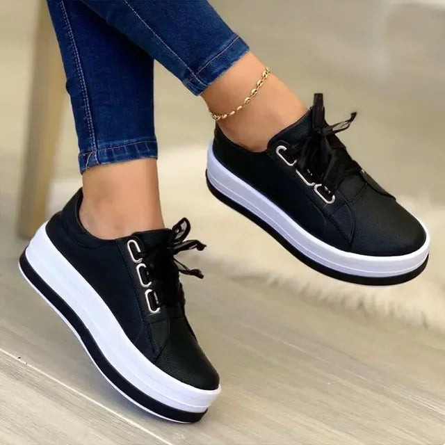 AURORA™ - WOMEN'S LEATHER SNEAKERS