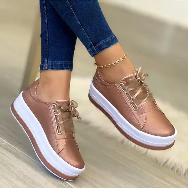 AURORA™ - WOMEN'S LEATHER SNEAKERS