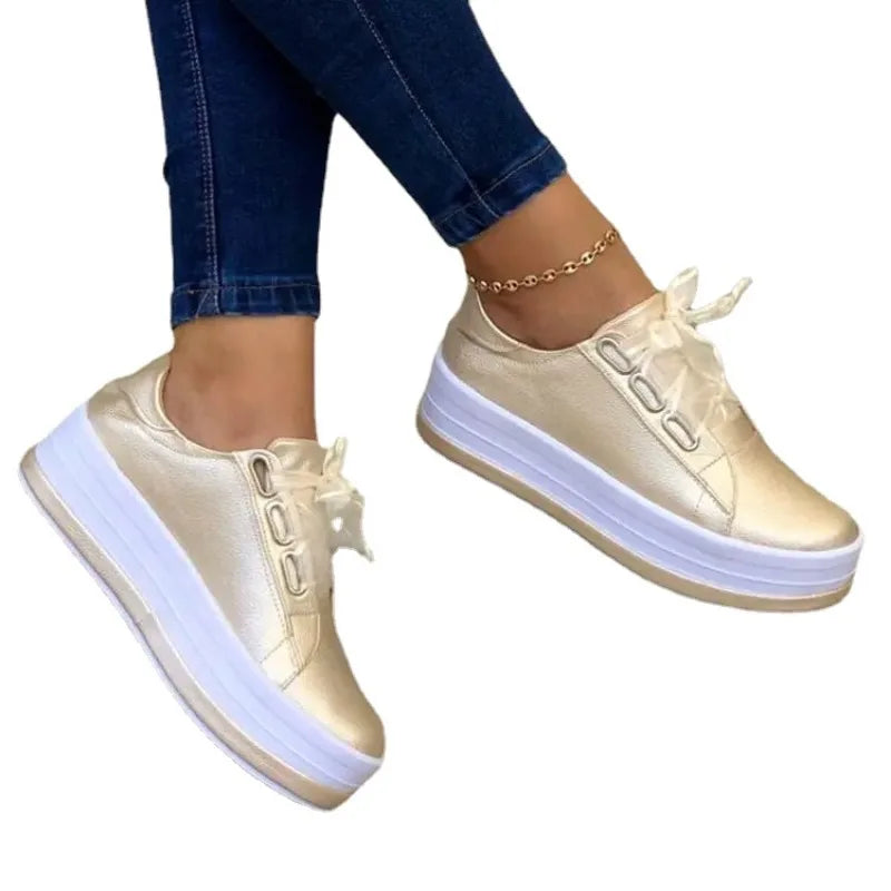 AURORA™ - WOMEN'S LEATHER SNEAKERS