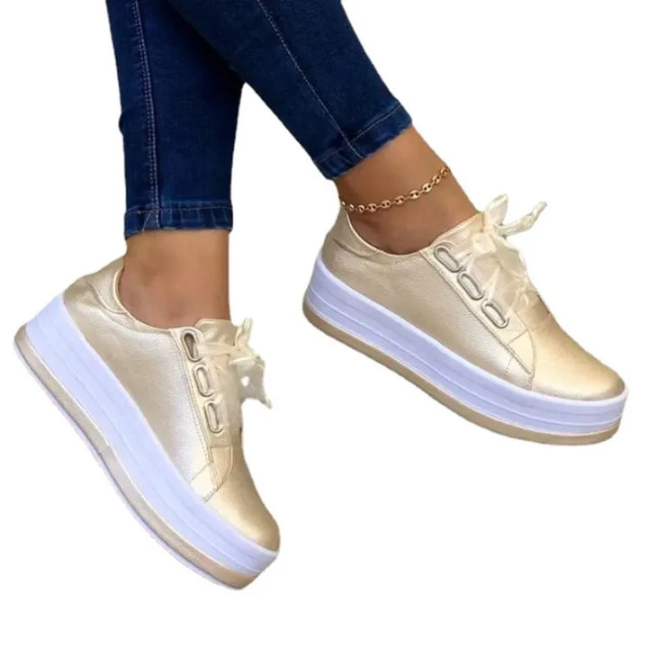 AURORA™ - WOMEN'S LEATHER SNEAKERS