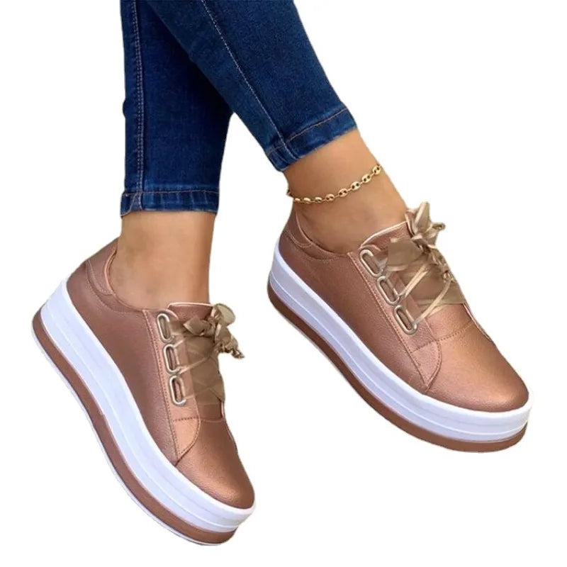 AURORA™ - WOMEN'S LEATHER SNEAKERS