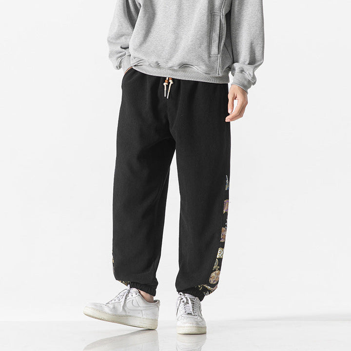 DRAKE™ - STYLISH FLORAL EMBROIDERED TROUSERS