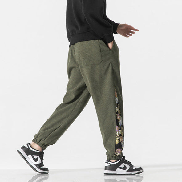 DRAKE™ - STYLISH FLORAL EMBROIDERED TROUSERS