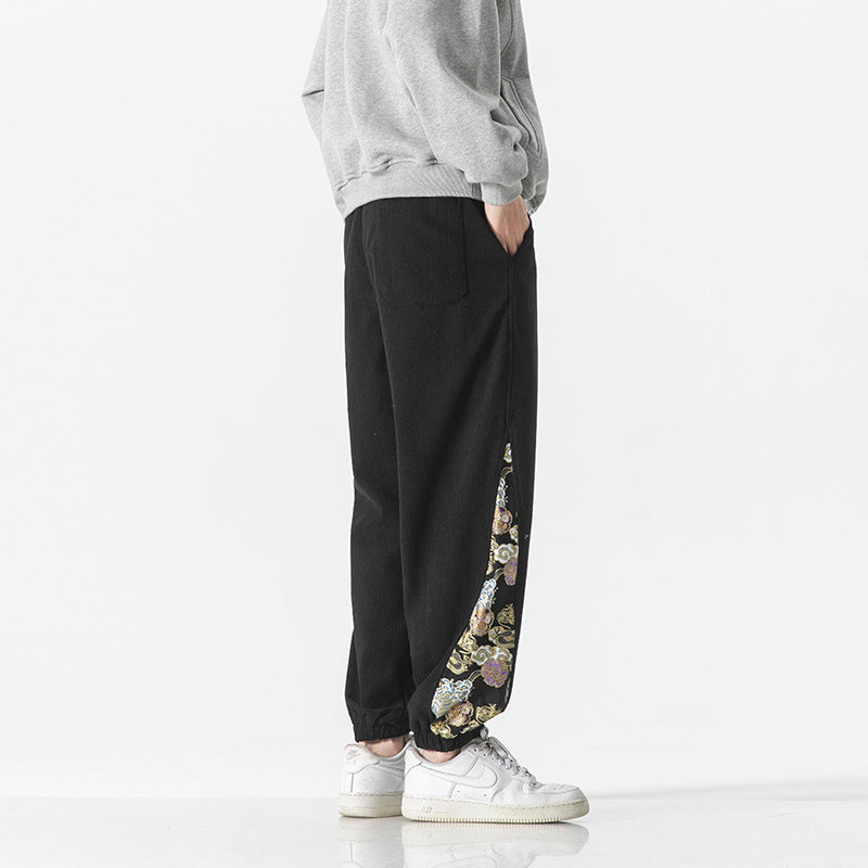 DRAKE™ - STYLISH FLORAL EMBROIDERED TROUSERS
