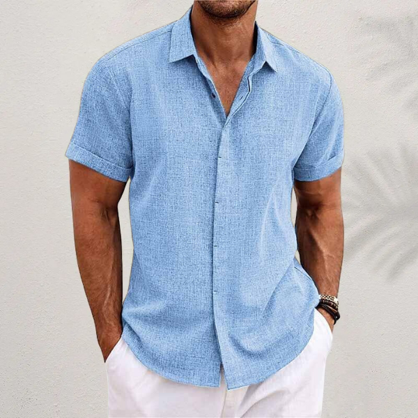 EVAN™ - MEN'S COTTON LINEN SHIRT