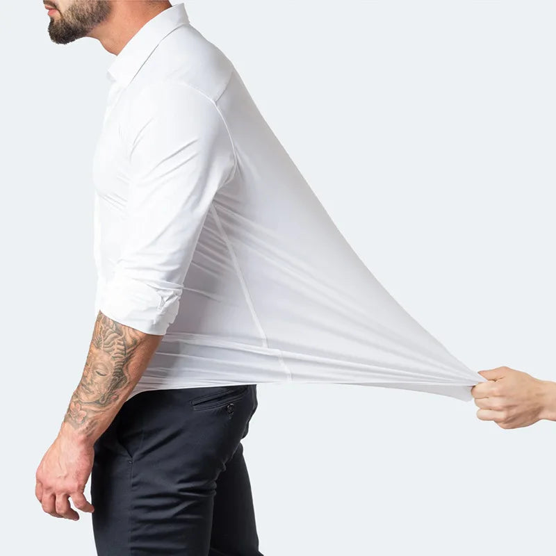 ZOE™ - MEN'S CASUAL ELASTIC SHIRT