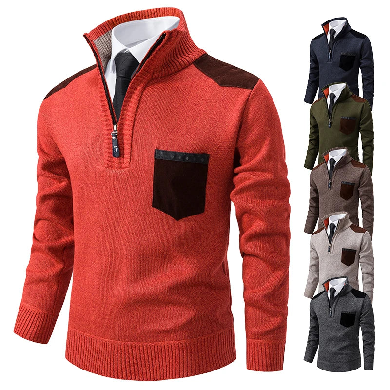 CLIFORD™ - MEN'S HALF ZIPPER SWEATER