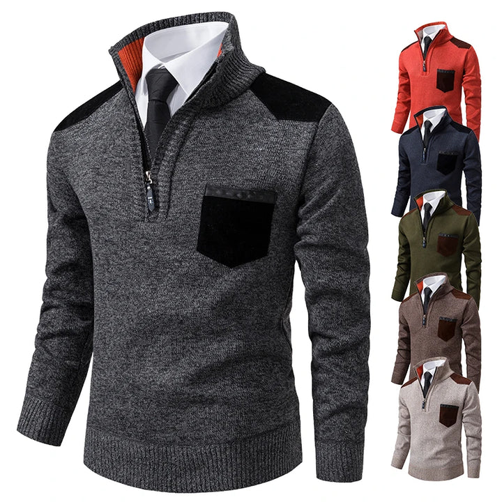 CLIFORD™ - MEN'S HALF ZIPPER SWEATER