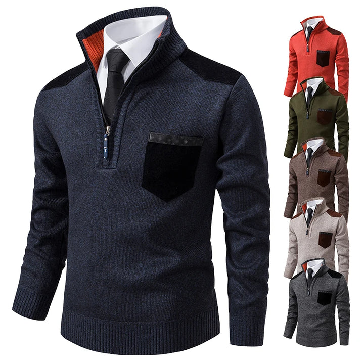 CLIFORD™ - MEN'S HALF ZIPPER SWEATER