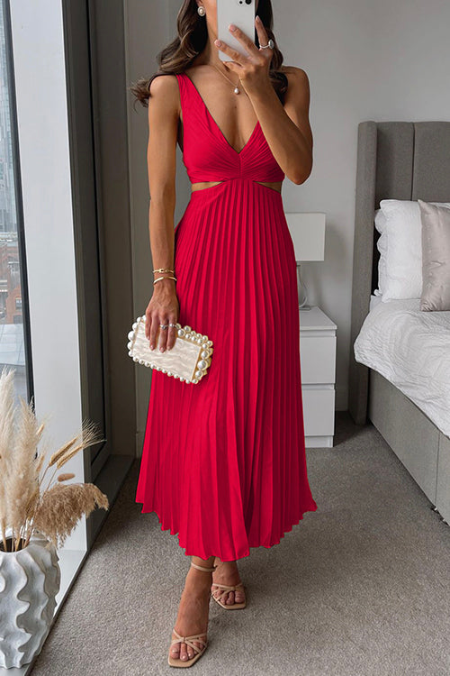 LEXIE™ - STYLISH PLEATED MAXI DRESS