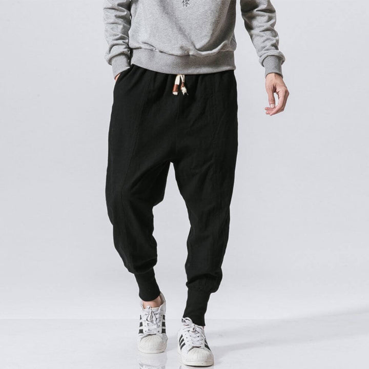 CAIUS™ - MODERN RELAXED FIT COTTON TROUSERS