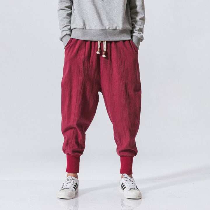 CAIUS™ - MODERN RELAXED FIT COTTON TROUSERS