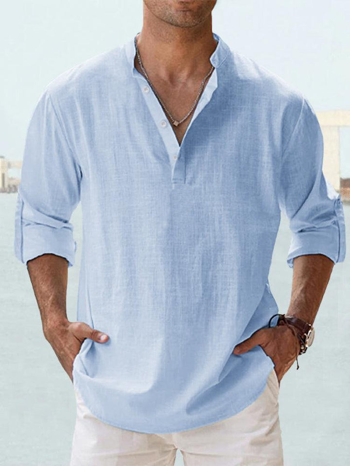 EVANDER™ - MEN'S CASUAL LINEN SHIRT