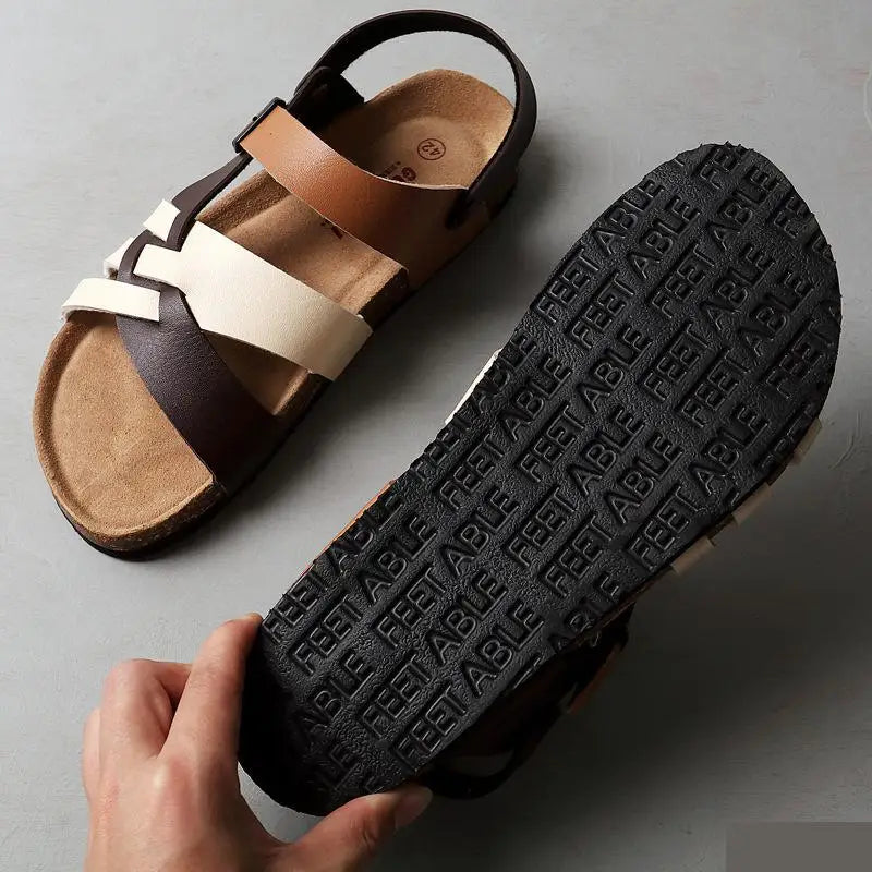 YSLA™ - LEATHER ORTHOPEDIC SANDALS