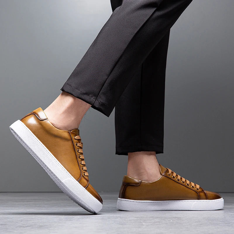 VALER™ - MEN'S LEATHER SNEAKERS