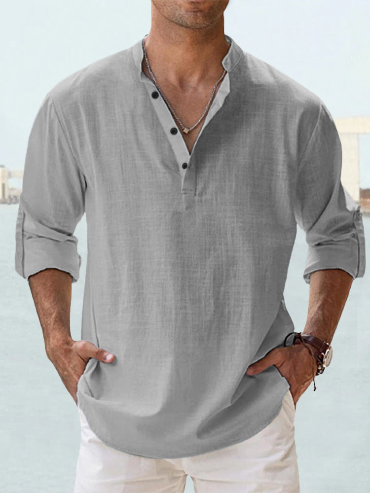 EVANDER™ - MEN'S CASUAL LINEN SHIRT