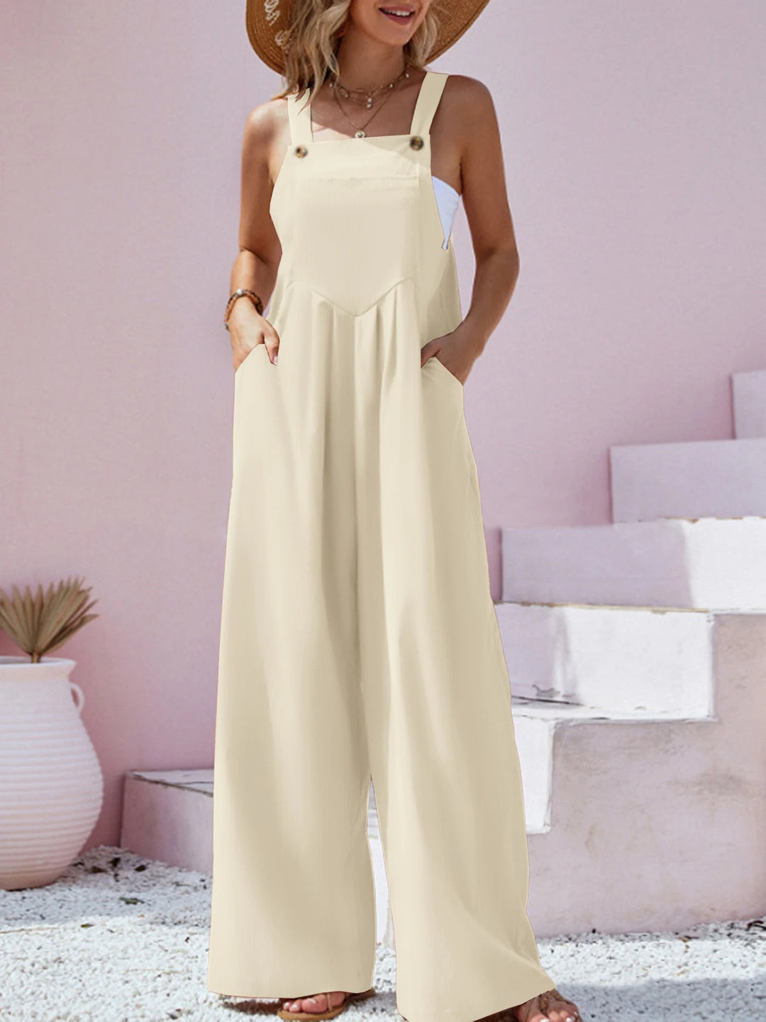 MAE | WIDE LEG LOOSE FIT JUMPSUITS