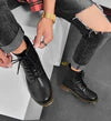 CLEY™ - RETRO LEATHER  LACE-UP BOOTS