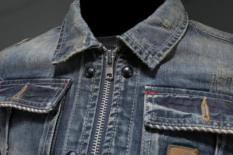 MORSOS™ - MULTI POCKET DENIM JACKET