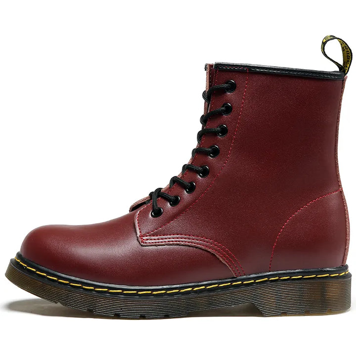 CLEY™ - RETRO LEATHER  LACE-UP BOOTS