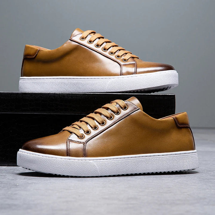 VALER™ - MEN'S LEATHER SNEAKERS