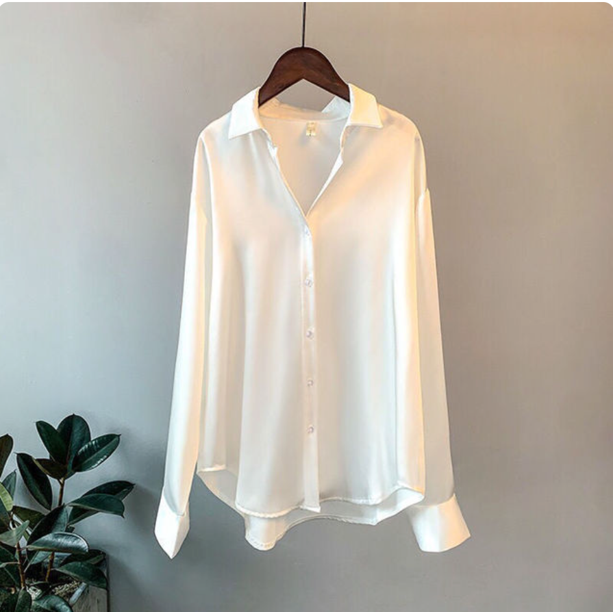 LAIZA™ - LONG SLEEVE BLOUSE BUTTON UP SHIRT