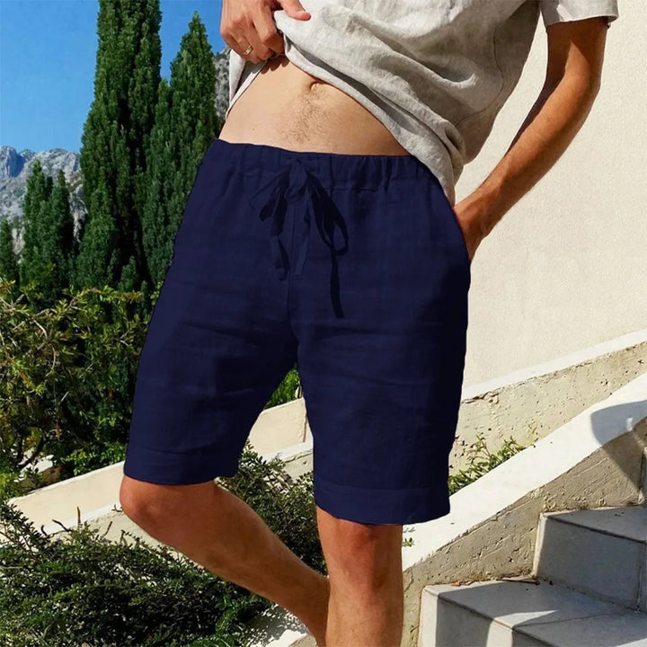 DANIEL™ - COTTON LINEN BEACH SHORTS