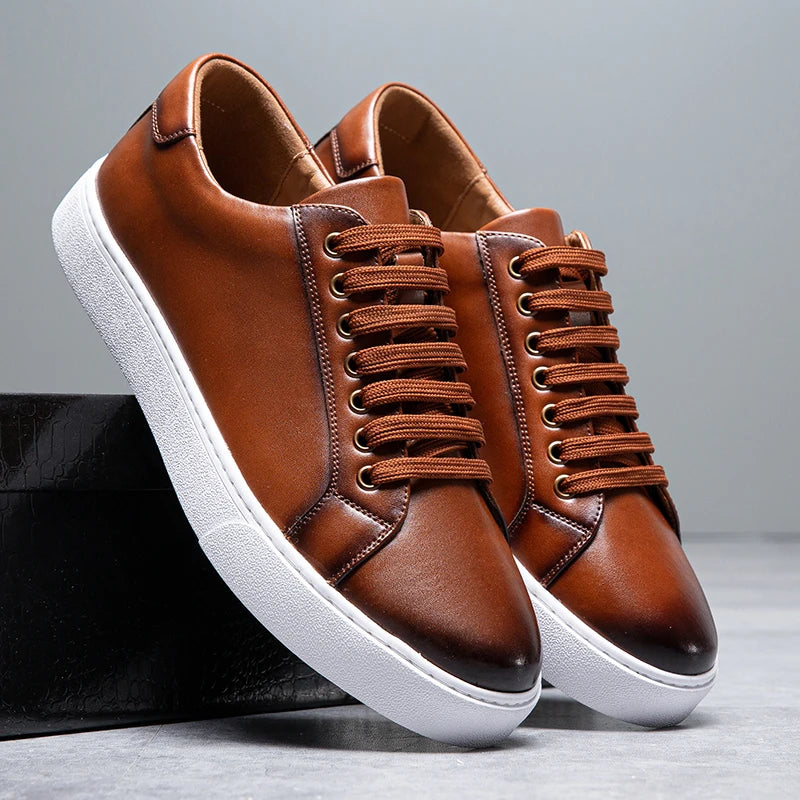 VALER™ - MEN'S LEATHER SNEAKERS