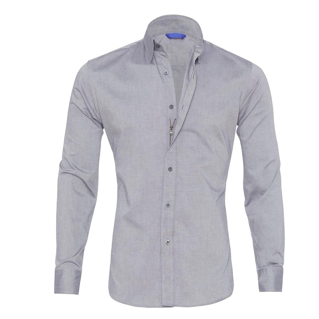 CULLEN™ - MENS' CASUAL SHIRT WITH ZIPPER