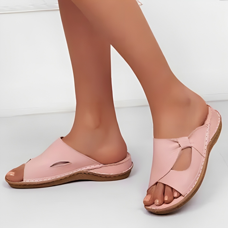 Octavie™ Retro Platform Leather Sandals